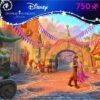 Kinkade - Rapunzel Dancing In The Sunlit Courtyard 750Pc -GAMES WORLD Sales 021081291798