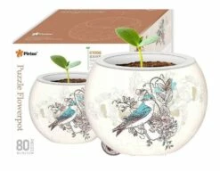 FLOWERPOT BIRDS & FLOWERS