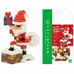 Santa On The Chimney - Nano Block