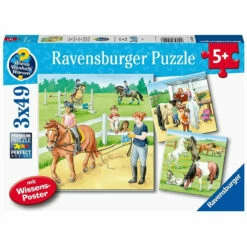 Ravensburger A Day At The Stables Puzzle 3x49pc