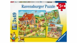 Ravensburger Animal Vacation 3x49pc