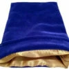 4x6 BU/GD Velvet/Satin Dice Bags -GAMES WORLD Sales 4x6 bu gd velvet satin dice bags