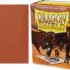 63x88 Copper MATTE Sleeves - Dragon Shield - Box 100 -GAMES WORLD Sales 63x88 copper matte sleeves dragon shield box 100
