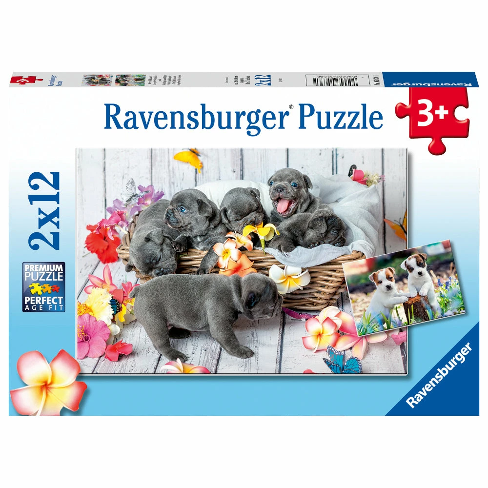 Ravensburger Cute Little Furballs Puzzle 2x12pc 3 Ravensburger Cute Little Furballs Puzzle 2x12pc