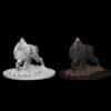 Wizkids Dire Wolf - Pathfinder Deep Cuts Unpainted Miniatures