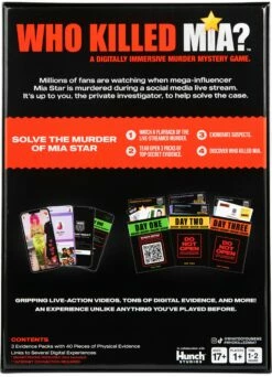 Who Killed Mia -GAMES WORLD Sales 810816034522 2