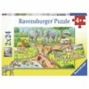 Ravensburger A Day At The Zoo Puzzle 2x24pc 2 Ravensburger A Day At The Zoo Puzzle 2x24pc -GAMES WORLD Sales ADayattheZooPuzzle2x24pc