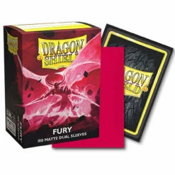 63x88 Fury Dual Matte Sleeves - Dragon Shield - Box 100