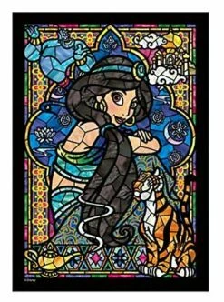 Aladdin Jasmine Stained Glass Puzzle 266 Pieces - Tenyo Puzzle Disney
