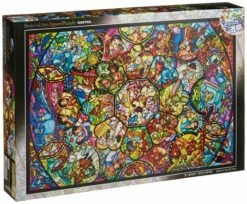 All Star Stained Glass Puzzle 1000 Pieces - Tenyo Puzzle Disney