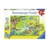 Ravensburger Animals In Our Garden Puzzle 2x12pc -GAMES WORLD Sales AnimalsinOurGardenPuzzle2x12pc