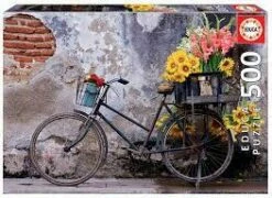 Bicycle With Flowers 500Pc Educa