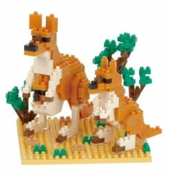 Big Kangaroo & Joey - Nanoblock