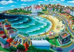 Bondi Beach - Steve Evans - Keeping Australia In Perspective - Blue Opal