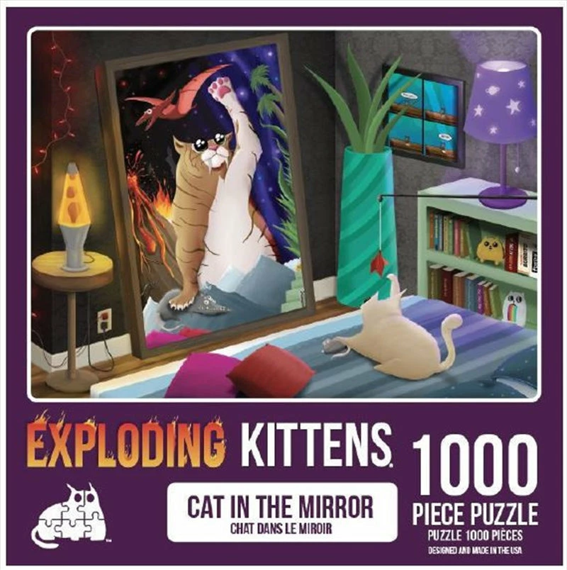The Dreams & Nightsmares Of A Dog - Exploding Kittens 1000pc 3 The Dreams & Nightsmares Of A Dog - Exploding Kittens 1000pc