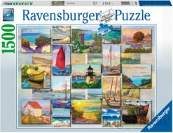 Ravensburger Coastal Collage Puzzle 1500pc