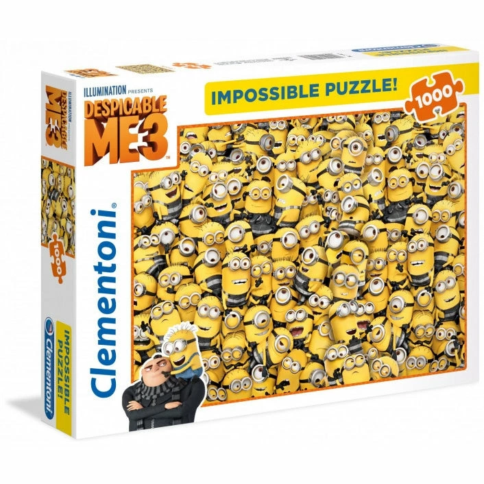 Despicable Me Impossible Puzzle - Clementoni Puzzle 1000pce 3 Despicable Me Impossible Puzzle - Clementoni Puzzle 1000pce