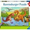 Ravensburger Dinosaurs At Play 2x24pc 2 Ravensburger Dinosaurs At Play 2x24pc -GAMES WORLD Sales Dinosaursatplay2x24pc
