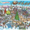 12 Days Christmas - Doodletown 1000pc 1 12 Days Christmas - Doodletown 1000pc -GAMES WORLD Sales Doodletown 12 Days of Chistmas 1200x898 1