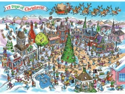 12 Days Christmas - Doodletown 1000pc