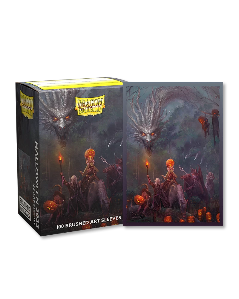 Halloween 2022 Brushed Art - 63.5x88 Sleeves - Box 100 Dragon Shield 4 Halloween 2022 Brushed Art - 63.5x88 Sleeves - Box 100 Dragon Shield - Image 2