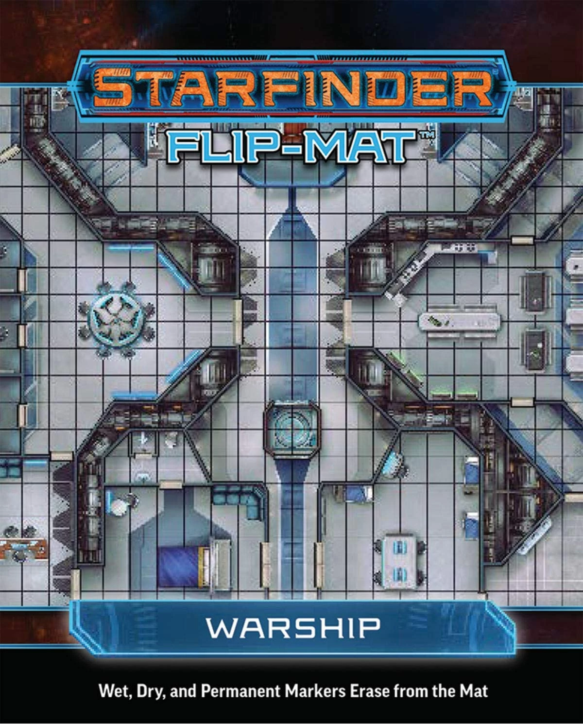 Flip Mat Warship - Starfinder RPG 3 Flip Mat Warship - Starfinder RPG