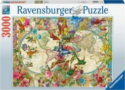 Ravensburger Flora & Fauna World Map 3000pc