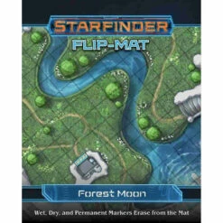 Forest Moon Flip Mat - Starfinder RPG