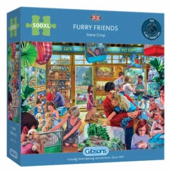 Furry Friends XL 500pc - Gibsons