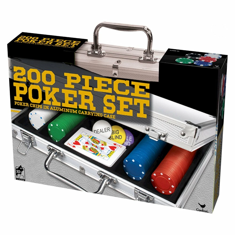 Classic 200pc Poker Set In Aluminium Case 3 Classic 200pc Poker Set In Aluminium Case
