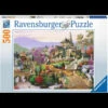 Ravensburger Hillside Retreat Puzzle 500pc -GAMES WORLD Sales HillsideRetreatPuzzle500pc