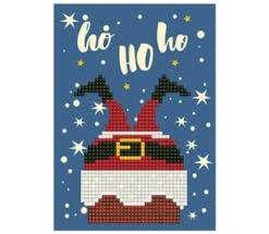 Diamond Dotz Ho Ho Ho Greeting Card - DDOTZ