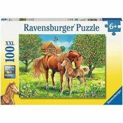 Ravensburger Horses In The Field Puzzle 100pc