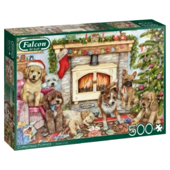 Christmas Puppies 500pc