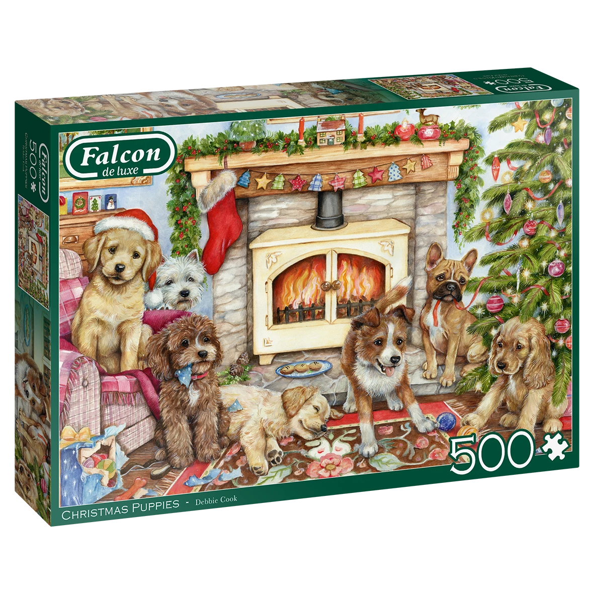 Christmas Puppies 500pc 3 Christmas Puppies 500pc