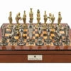 L2076DR - Renaissance On Walnut Finish Chess Box 20” With Compartments Chess SET 2 L2076DR - Renaissance On Walnut Finish Chess Box 20” With Compartments Chess SET -GAMES WORLD Sales L2076DR