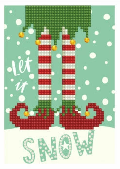 Diamond Dotz Let It Snow Greeting Card - DDOTZ