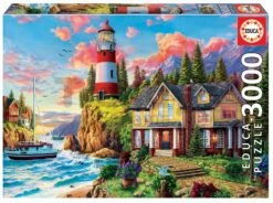 EDUCA Lighthouse Near Ocean - 3000Pc