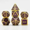 METAL Dice PURPLE GOLD - Games World Dice 1 METAL Dice PURPLE GOLD - Games World Dice -GAMES WORLD Sales METALDicePURPLEGOLD GamesWorldDice