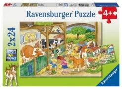 Ravensburger Merry Country Life Puzzle 2x24pc