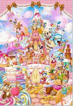 Mickeys Sweet Kingdom Puzzle 266 Pieces - Tenyo Puzzle Disney