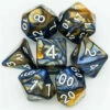 Molten Swirl Blue/Yellow - Games World Dice 2 Molten Swirl Blue/Yellow - Games World Dice -GAMES WORLD Sales MoltenSwirlBlueYellow GamesWorldDice