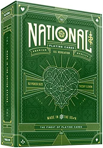 National Green Deck - Theory11 3 National Green Deck - Theory11