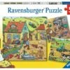 Ravensburger On The Farm 3x49pc -GAMES WORLD Sales OntheFarm3x49pc