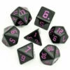 Opaque Black/Pink - Games World Dice -GAMES WORLD Sales OpaqueBlackPink GamesWorldDice