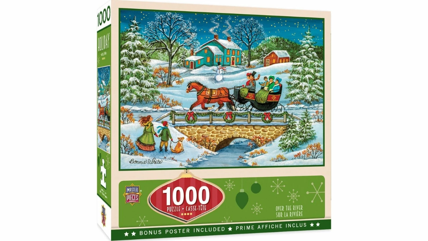 Over The River 1000 Pieces Masterpieces Puzzle 3 Over The River 1000 Pieces Masterpieces Puzzle