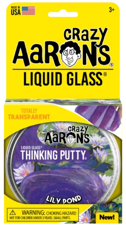 Lily Pond Liquid Glass 4inch - Crazy Aarons Thinking Putty