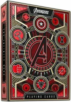 RED- Avengers Playing Cards - Theory 11