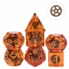 Gear Wheel Dice RED COPPER - Games World Dice -GAMES WORLD Sales RedCopperGearwheelDice
