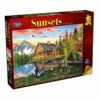 SUNSETS 3 The Fishing Cabin 1000pc HOLDSONS -GAMES WORLD Sales SUNSETS3TheFishingCabin1000pcHOLDSONS